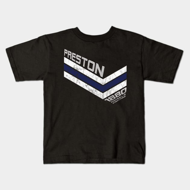 Football Is Everything - Preston North End F.C. 80s Retro Kids T-Shirt by FOOTBALL IS EVERYTHING